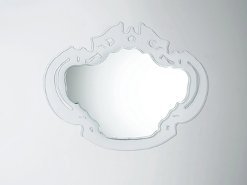 ROKOKÒ - Wall-mounted framed mirror by Glas Italia - view 2